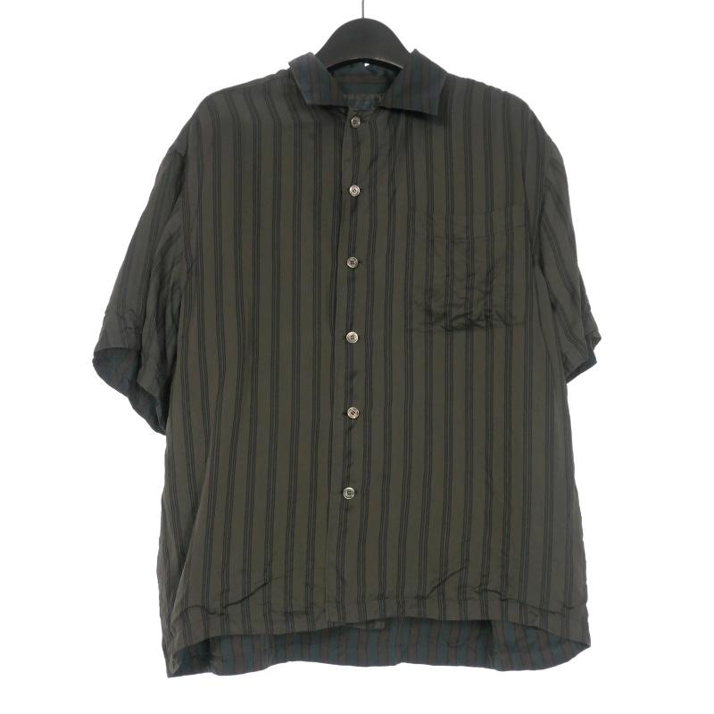 ビューティフルピープル beautiful people lining stripe open collar 