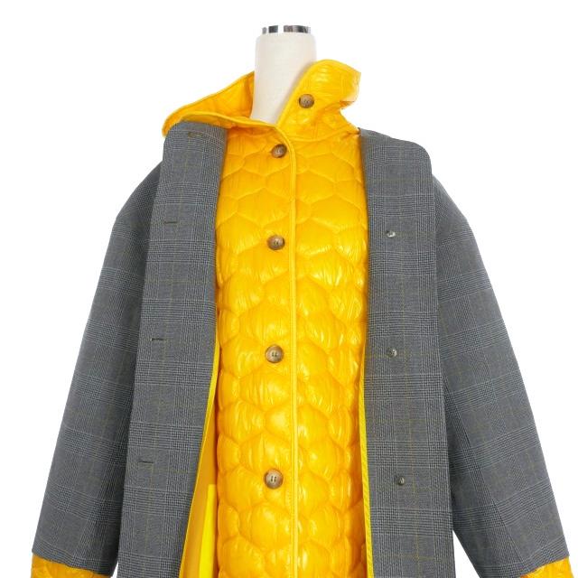 イエンキイエンキ IENKI ダウンレイヤード ノーカラーコート