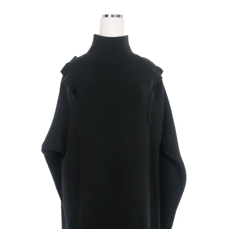 クラネ CLANE 2WAY オープンスリーブニットワンピース ドレス 1