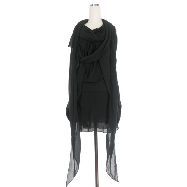 未使用品 メゾンマルジェラ Maison Margiela 22AW Wrap Minidress タイ 