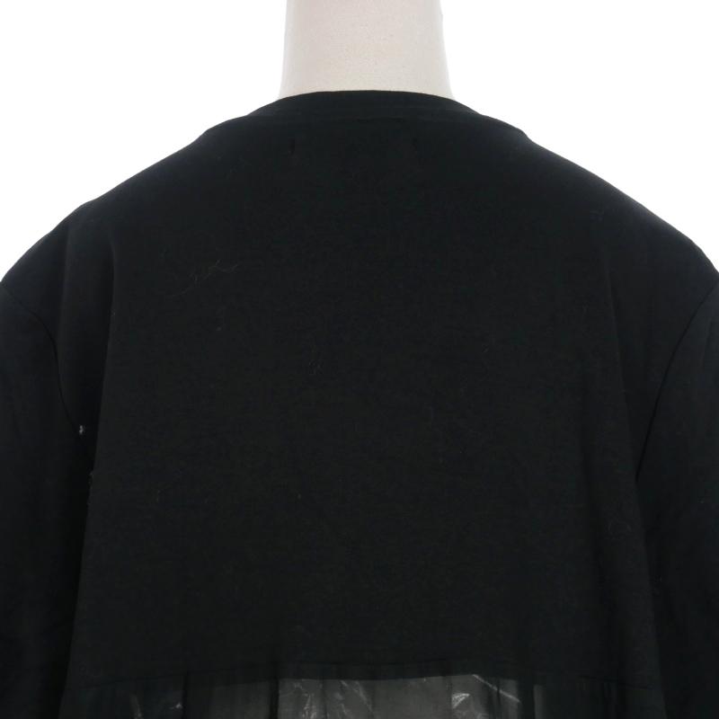 アキラナカ AKIRA NAKA Rut stripe Tee dress BK ラットストライプ  