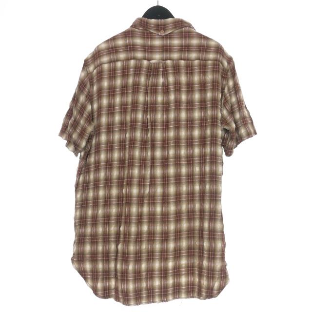 ミハラヤスヒロ チェックシャツ nubian限定モデル ミハラヤスヒロ MIHARA YASUHIRO 00' 初期タグ 変形 チェックシャツ