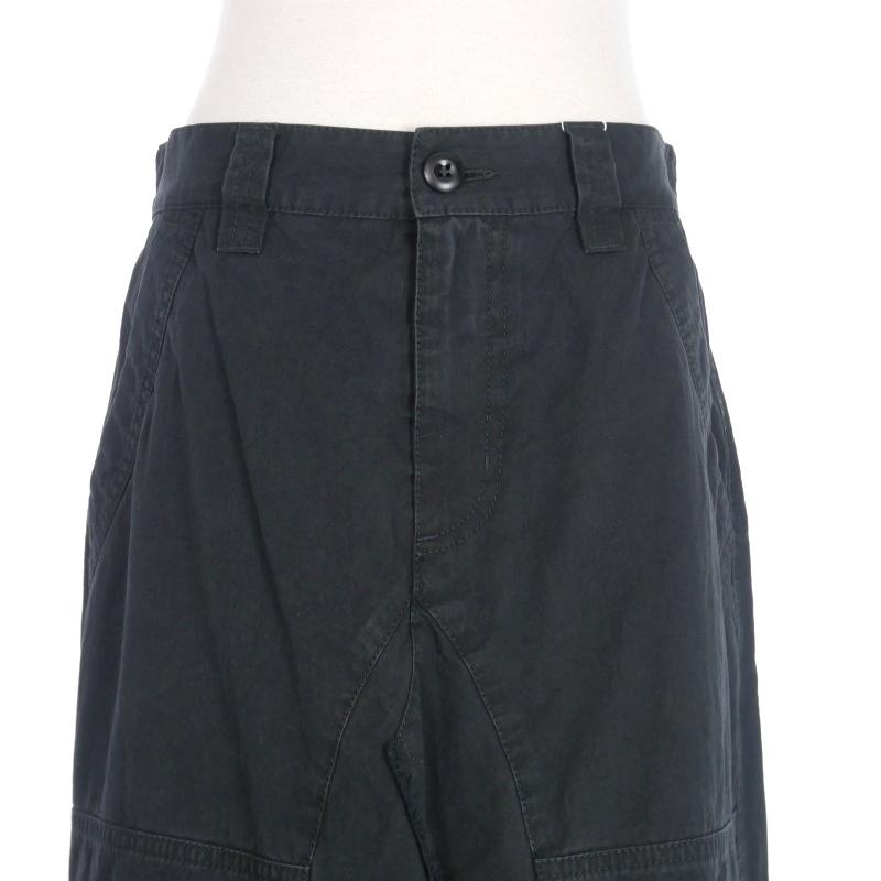 【中古】未使用品 エムエムシックス メゾンマルジェラ MM6 Maison Margiela 22AW スリットロングスカート 裁ち切り 40 未使用品 エムエムシックス メゾンマルジェラ MM6 Maison Margiela