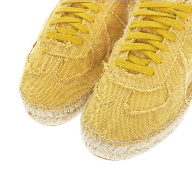 【中古】未使用品 メゾンマルジェラ Maison Margiela レプリカ エスパドリーユスニーカー 靴 38 イエロー S58WS0214 未使用品 メゾンマルジェラ Maison Margiela レプリカ エスパドリーユ