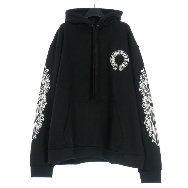 CHROME HEARTS 未使用品 クロムハーツ HORSESHOE プルオーバーフーディ  