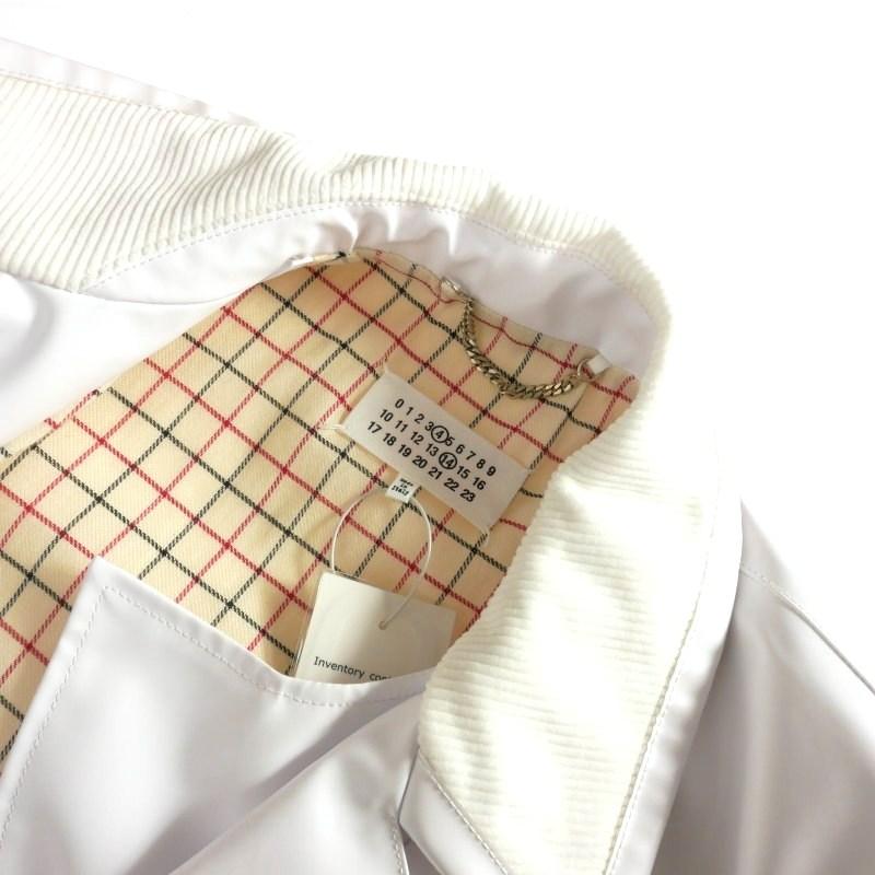 未使用品 メゾンマルジェラ Maison Margiela 22AW Chalk PVC トレンチ