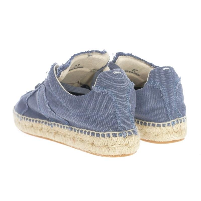 【中古】未使用品 メゾンマルジェラ 22 レプリカ 22AW エスパドリーユスニーカー 靴 35 ブルー 青 S58WS021 国内正規 未使用品 メゾンマルジェラ 22 Maison Margiela レプリカ 22AW