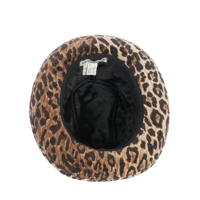 DOLCE&GABBANA ドルチェ&ガッバーナ ハット　ラメ　レオパード DOLCE&GABBANA ドルチェ&ガッバーナ ドルガバ 90s レオパード柄