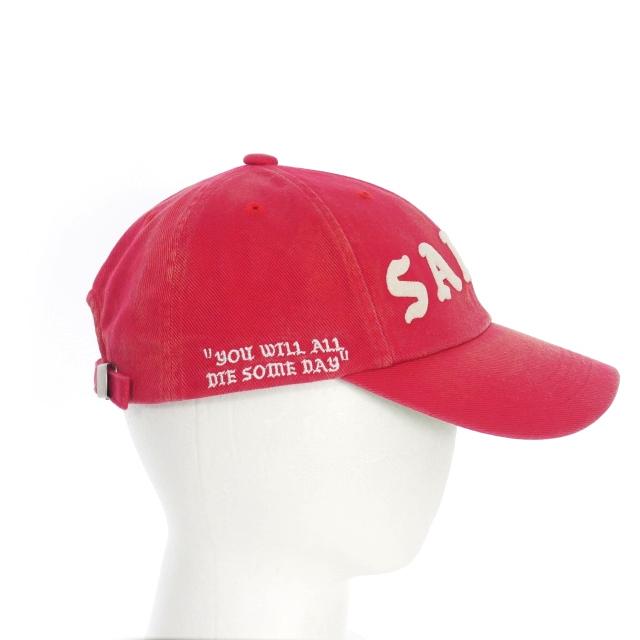 未使用品 セントマイケル SAINTMICHAEL 25SS 6 PANEL CAP SAINT RED  