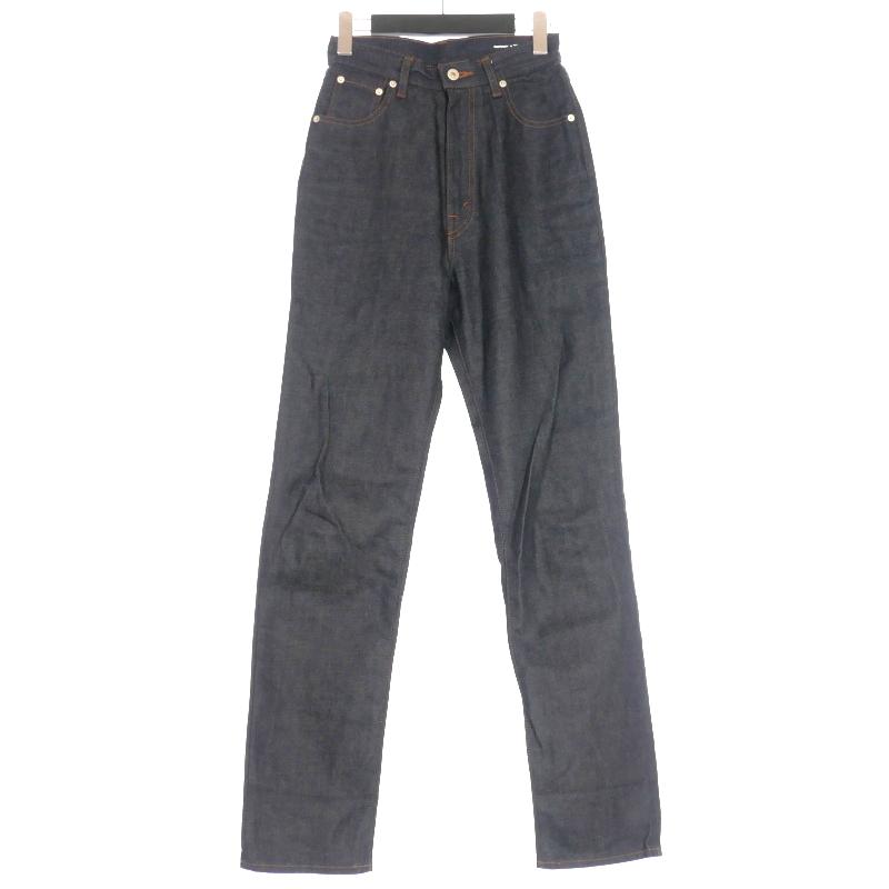 Graphpaper / ボトム/26/デニム/IDG/GL191-40086B グラフペーパー Graphpaper ハイウエスト ストレートデニムパンツ