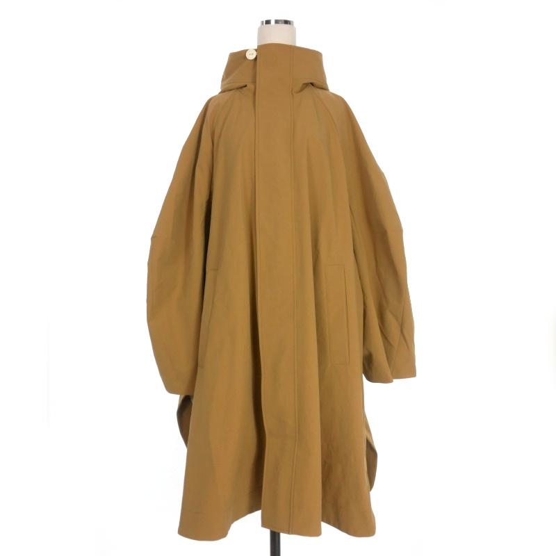 エンフォルド ENFOLD PEストレッチ BOXフーデットCOAT オーバー