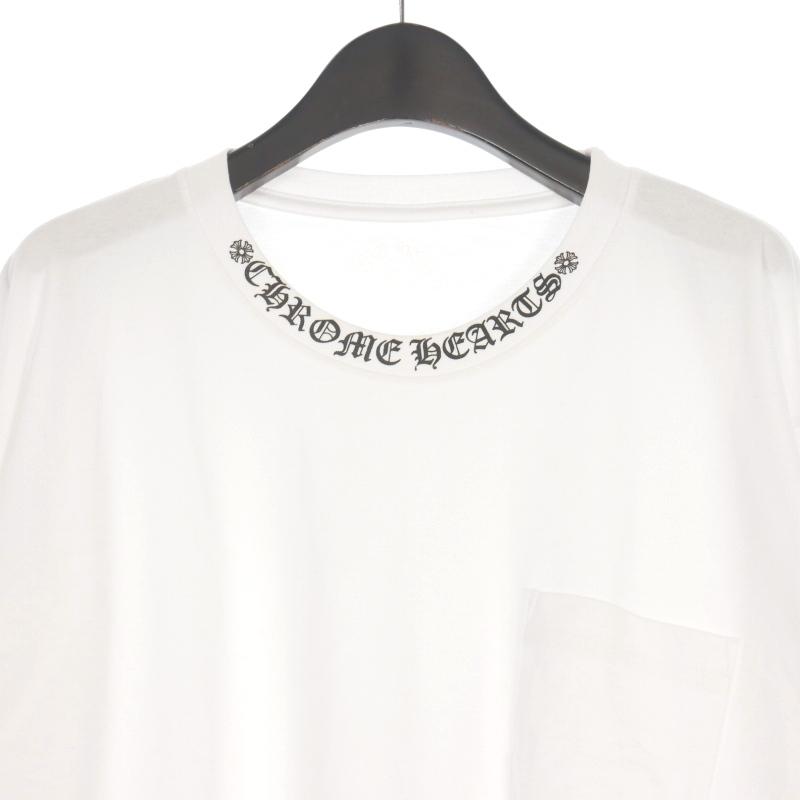 CHROME HEARTS 未使用品 クロムハーツ NECK LOGO LS POCKET L/S TEE 