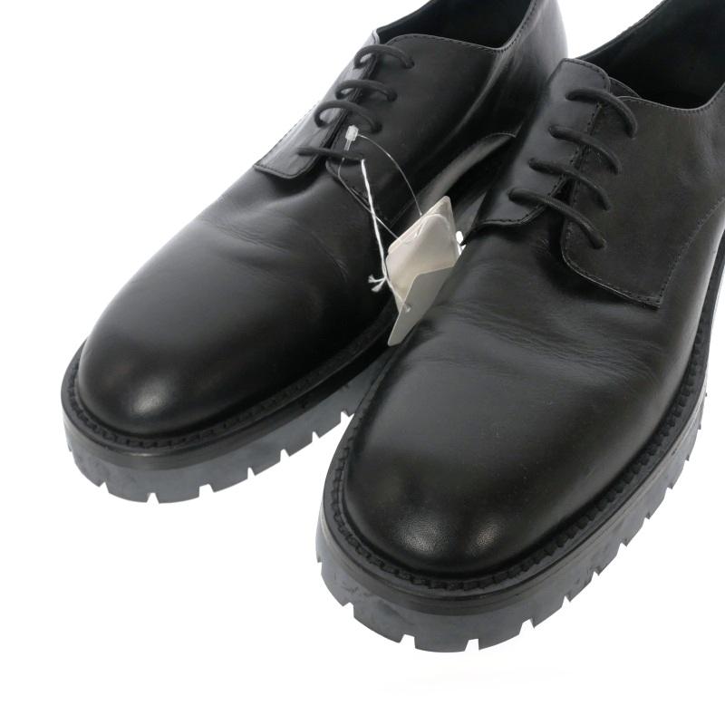 Ann Demeulemeester レザー シューズ 42 ブラック 靴 Ann DEMEULEMEESTER（アン ドゥムルメステール） 未使用品 ANN