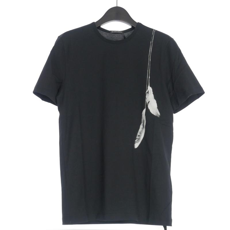 アンドゥムルメステールAnn Demeulemeester黒デザインTシャツXS