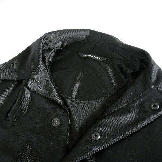 BALENCIAGA ブラック ロングスリーブ シャツ Balenciaga ロゴ ロングスリーブ シャツ | ブラック | FARFETCH JP