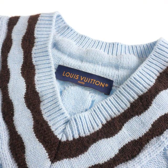 LOUIS VUITTON ルイヴィトン 24SS Vネック ケーブルニット