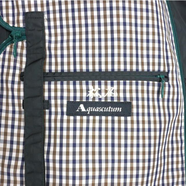 アクアスキュータム AQUASCUTUM ナイロン ステンカラーコート 