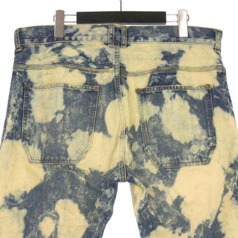 カタリスト CVTVLIST ロゴプリント ブリーチデニムパンツ ジーンズ 2