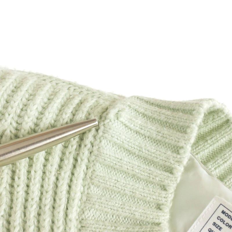 サカイ sacai 24AW ナイロンツイル ドッキングニット セーター 長袖 2