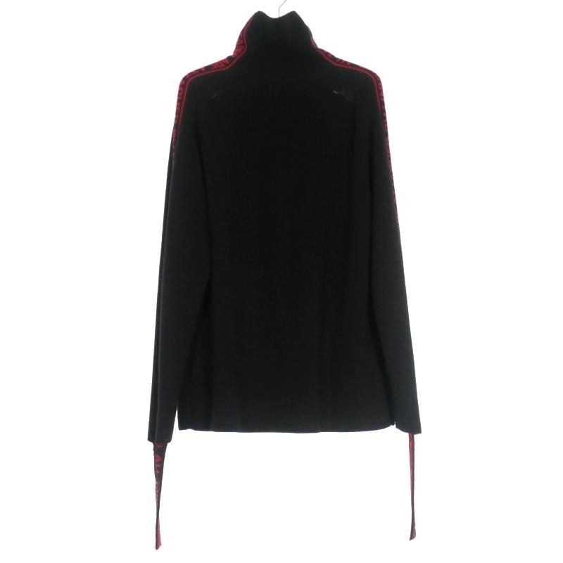 ダブレット doublet 17AW JAQUARD TAPE ATTACHED RIB KNITWEAR ニット
