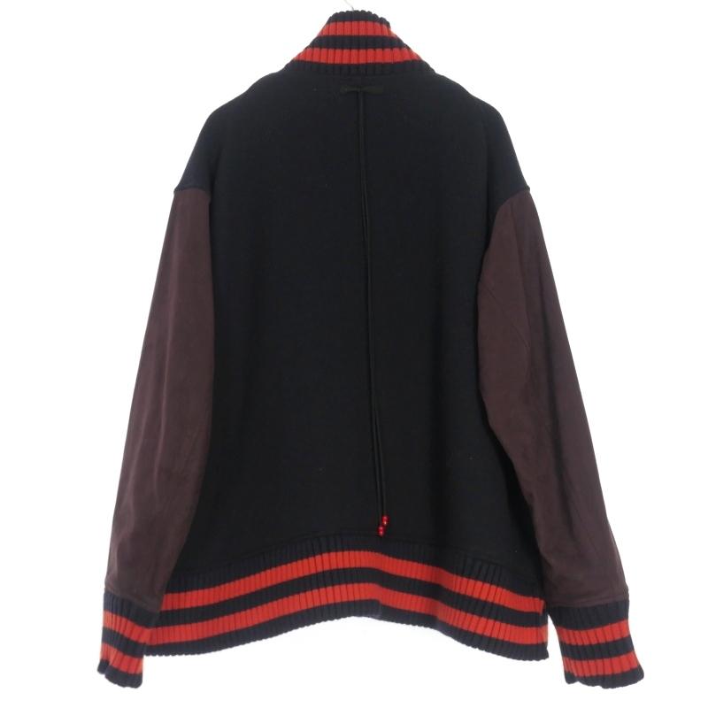 アンセルム ANCELLUM SIDE SLIT VARSITY JACKET スタジャン