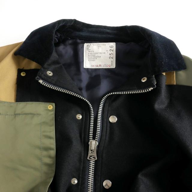 sacai ドッキングジャケット　ファブリックコンボシリーズ 20SS＊sacai (サカイ)】ファブリックコンボジャケット Fabric