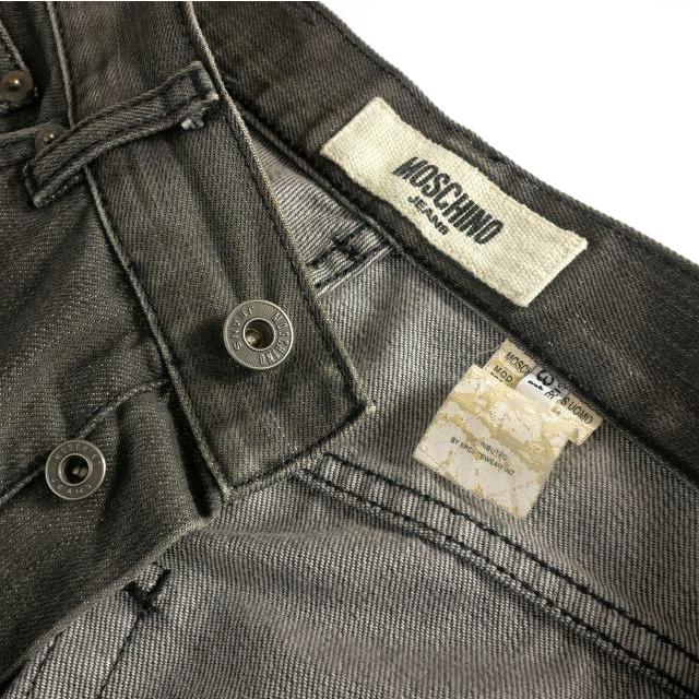 モスキーノジーンズ MOSCHINO JEANS ロゴ刺繍 デニムパンツ ジーンズ