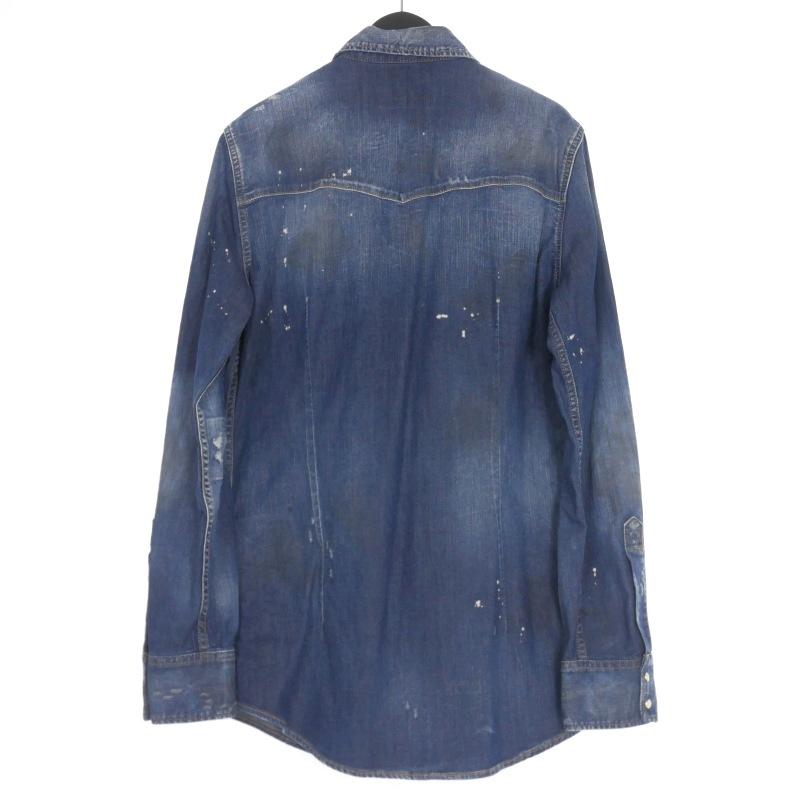 DSQUARED2 未使用品 ディースクエアード 24SS FASHION WESTERN SHIRT