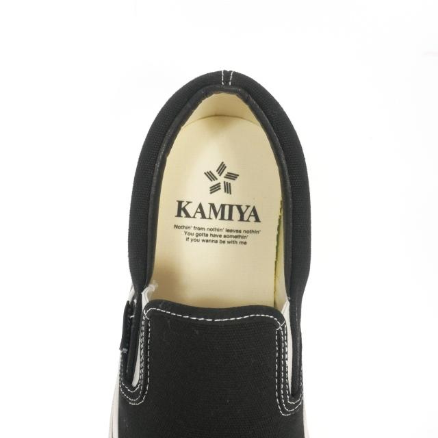 未使用品 カミヤ KAMIYA CORNELL VULCANIZED SNEAKER コーネル