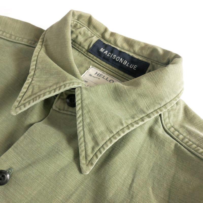 マディソンブルー MADISONBLUE HAMPTON BACK SATIN SHIRT