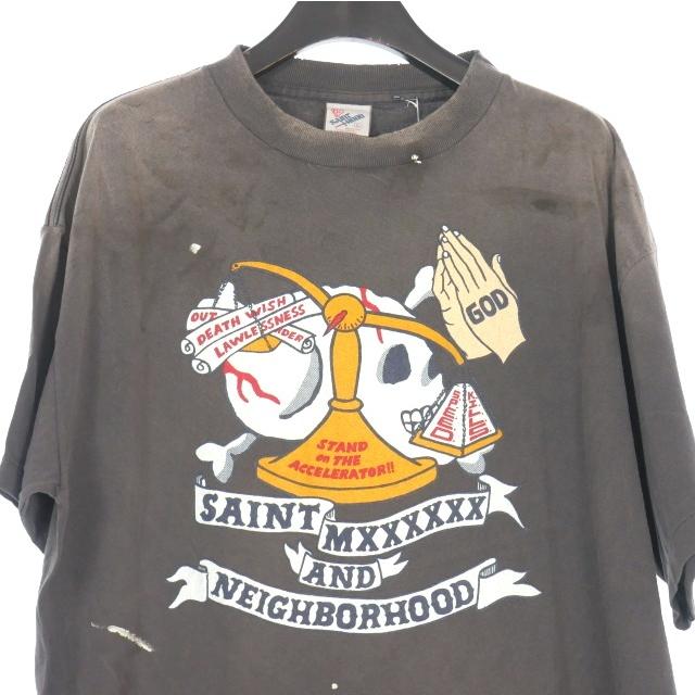 未使用品 セントマイケル SAINTMICHAEL × NEIGHBORHOOD 25SS STHD. SS