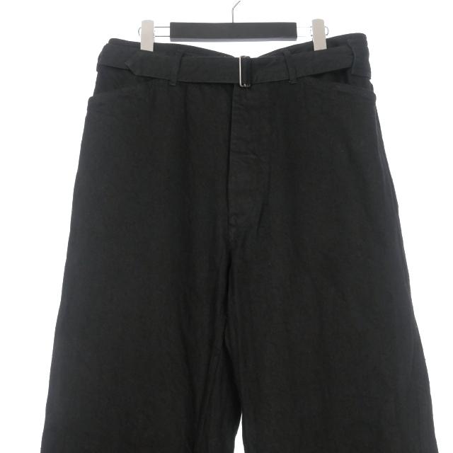 コモリ COMOLI 24AW デニム ベルテッドパンツ ジーンズ 2