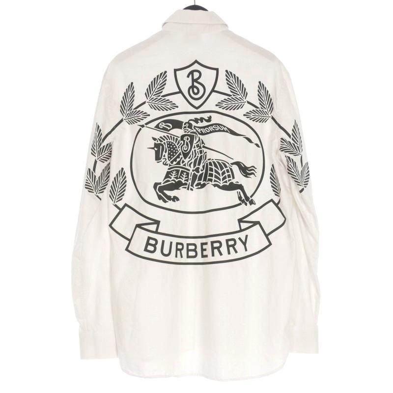 美品☆BURBERRY バーバリー 8028877 コットン ティッシ期 ロゴボタン