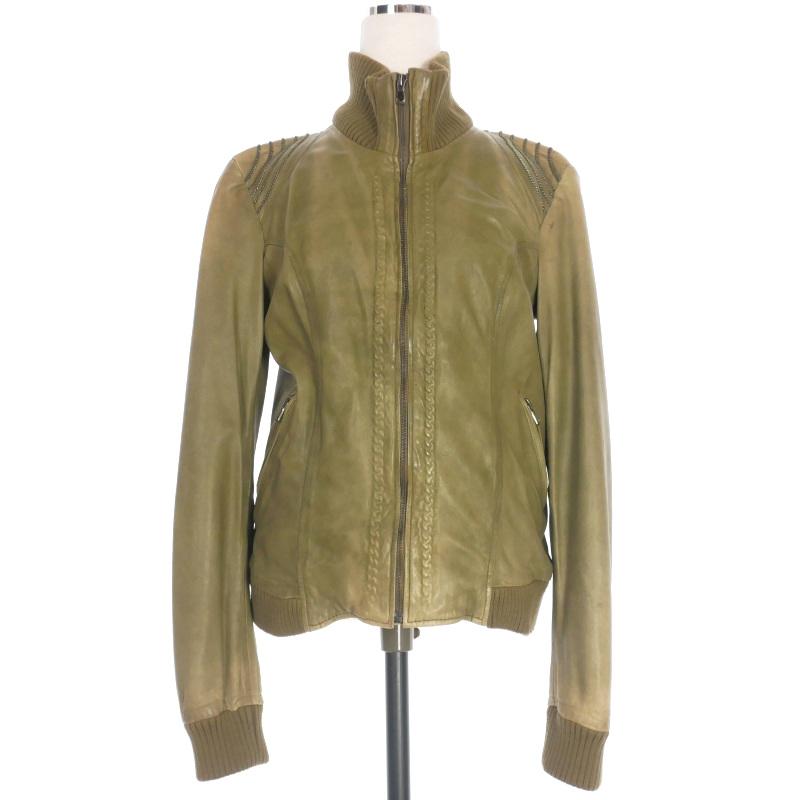 DIESEL（ディーゼル） シープスキン レザージャケット ブルゾン S