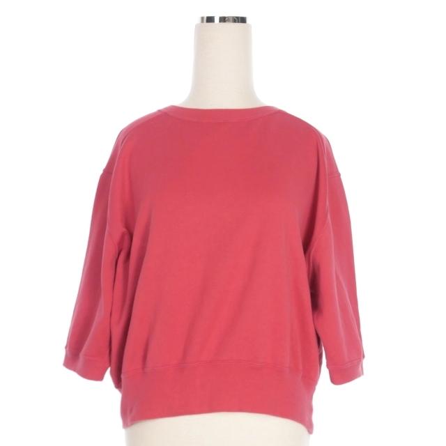 オーラリー AURALEE 22SS スウェットTシャツ トレーナー 半袖 1 レッド