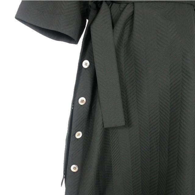 ルフィル LE PHILL 24SS ヘリンボーンジャガードワンピース