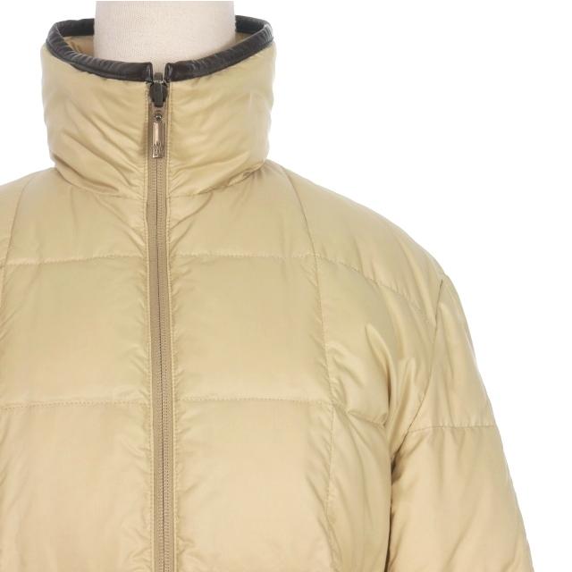 00s MONCLER ダウンコート　モンクレール　ベージュ　レディース　茶タグ 高級茶タグ】モンクレール☆ダウンジャケット☆00サイズ☆茶色