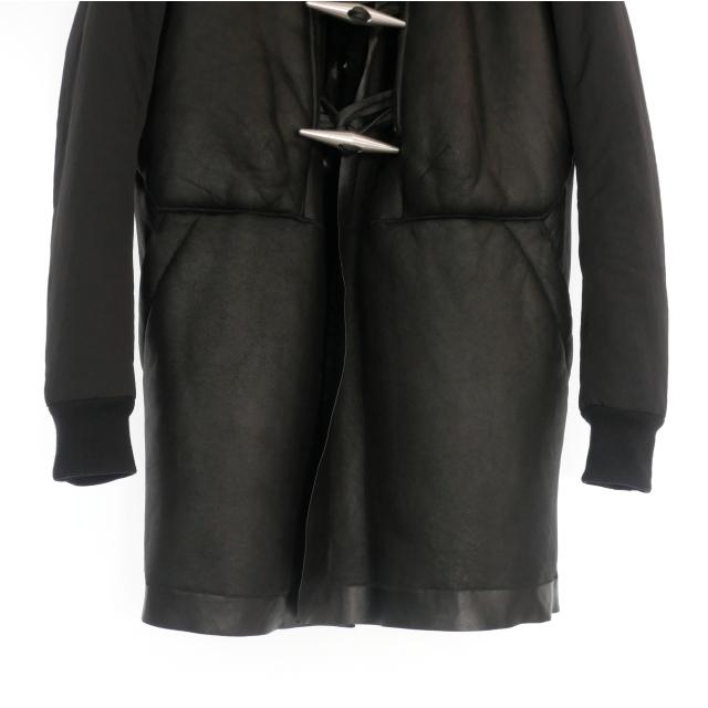 リックオウエンス Rick Owens 11AW フーデッド ムートンレザー