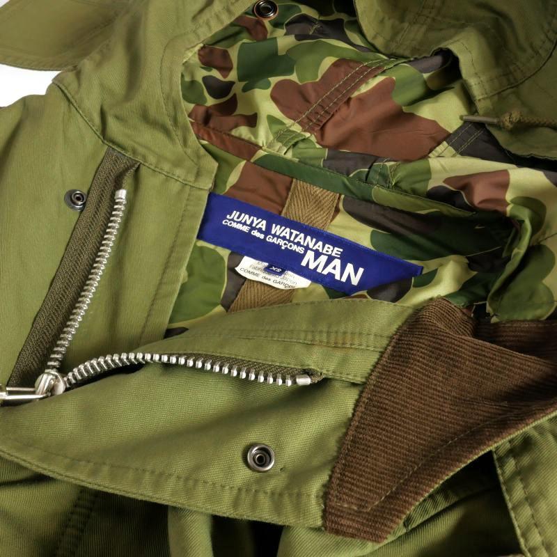 ジュンヤワタナベマン　ウールチェックミリタリーコート2022AW ジュンヤワタナベマン ウールチェックミリタリーコート2022AW