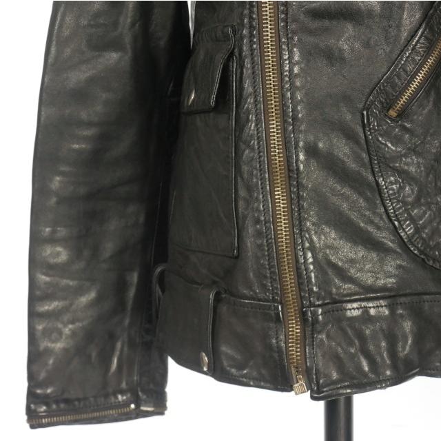 ゴールデングース GOLDEN GOOSE ムートン ダブルライダースジャケット
