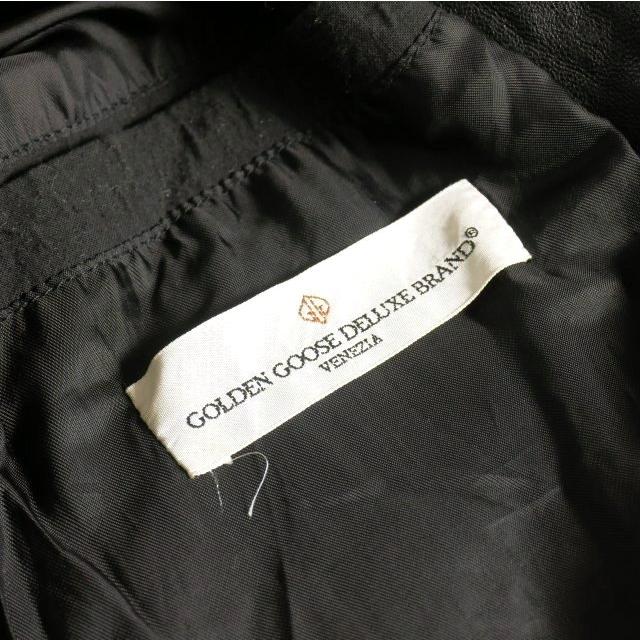 ゴールデングース GOLDEN GOOSE ムートン ダブルライダースジャケット  