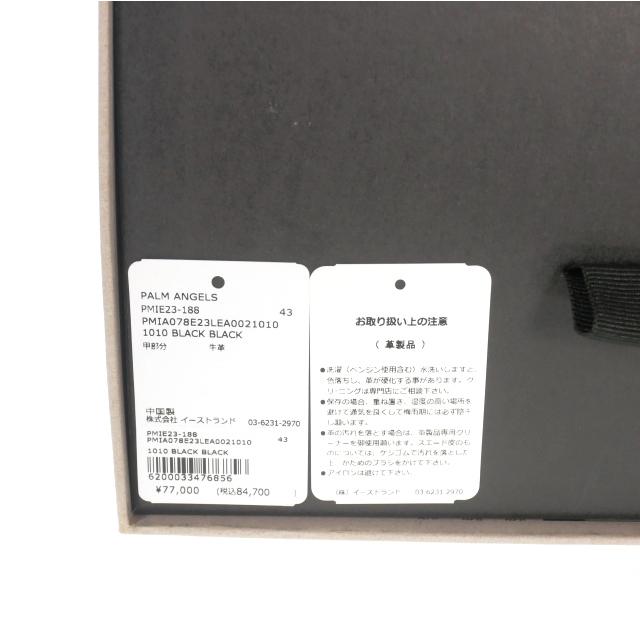 パームエンジェルス PALM ANGELS University レザースニーカー 靴 43