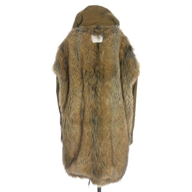 ステラマッカートニー STELLA McCARTNEY ファー付き 中綿モッズコート