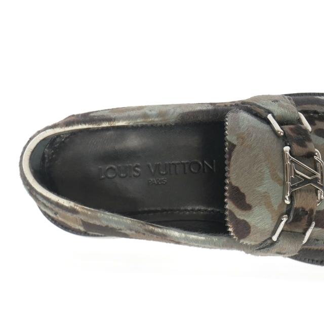 LOUIS VUITTON ルイヴィトン ホッケンハイム ハラコ ローファー