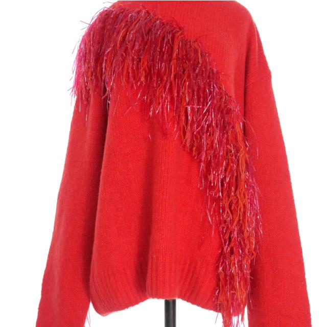 ドリスヴァンノッテン DRIES VAN NOTEN ウールカシミヤ フリンジニット