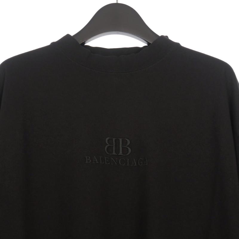 BALENCIAGA（バレンシアガ） BALENCIAGA 24AW BBロゴ 刺繍 Tシャツ