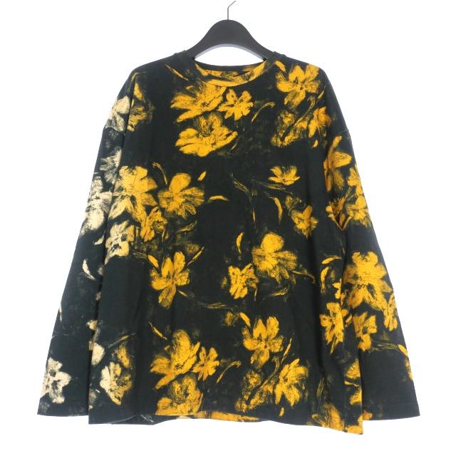 ジルサンダー JIL SANDER 23AW Floral print ロングスリーブTシャツ  