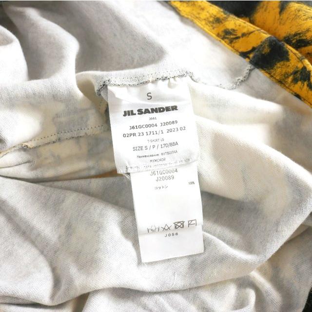ジルサンダー JIL SANDER 23AW Floral print ロングスリーブTシャツ  