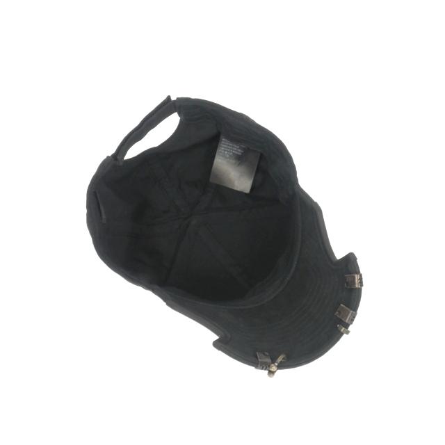 BALENCIAGA バレンシアガ ピアッシングキャップ 帽子 L ブラック 黒 