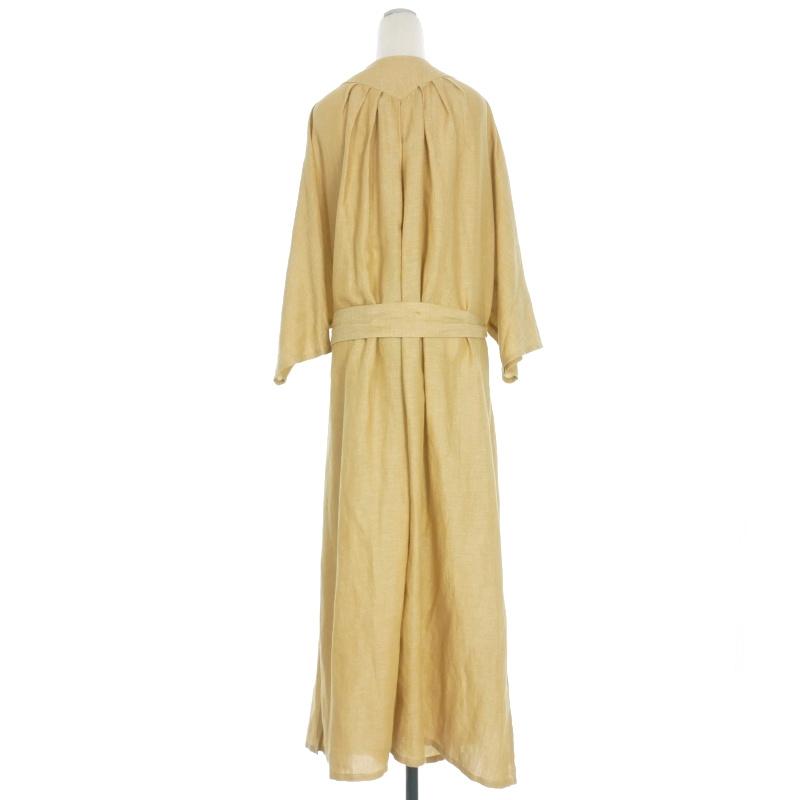 セヤ Seya. オーバーサイズ リネンシャツワンピース ドレス 半袖 S  